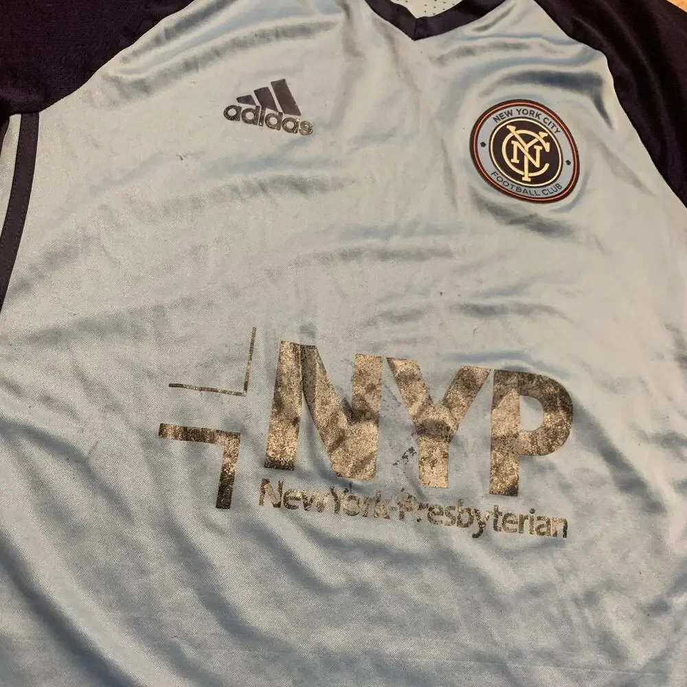 Adidas NYCFC New York City Football Club 2015 Soccer Jersey Men's Small S NYP